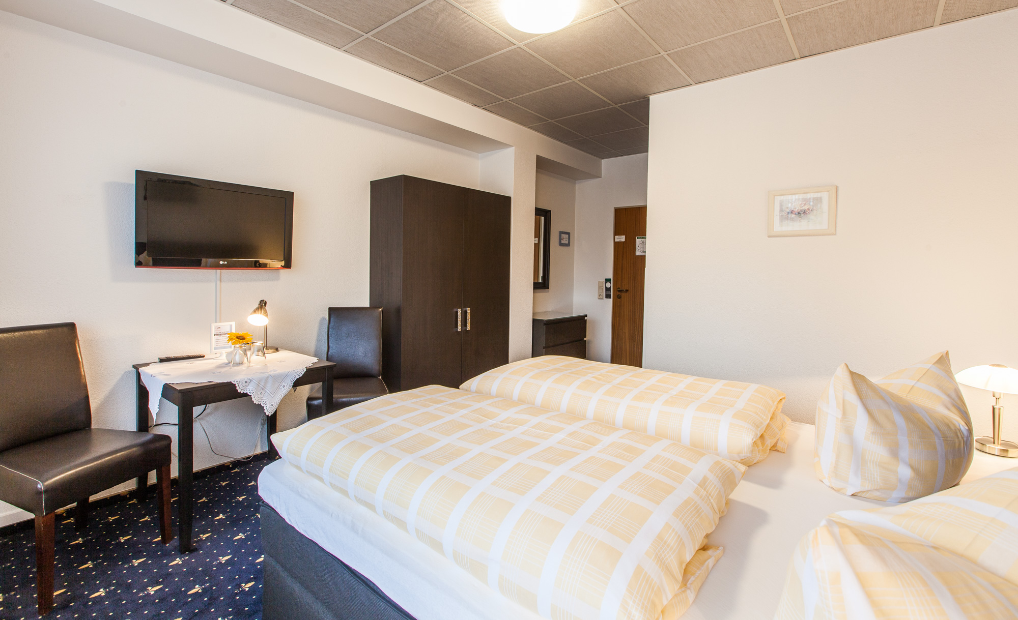 Doppelzimmer im Hotel Quellental in Pinneberg bei Hamburg